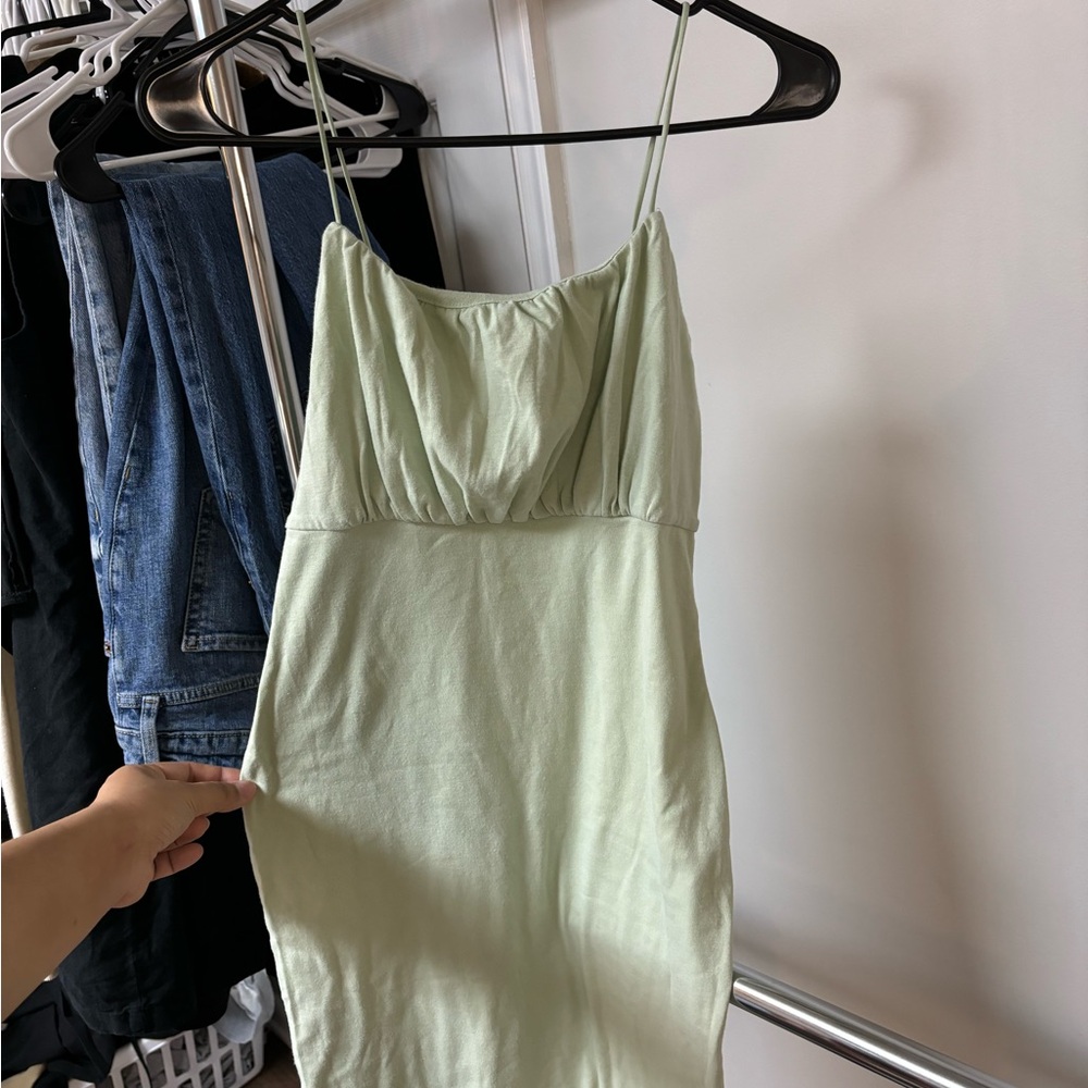 Wild Fable Light Green Mini Dress